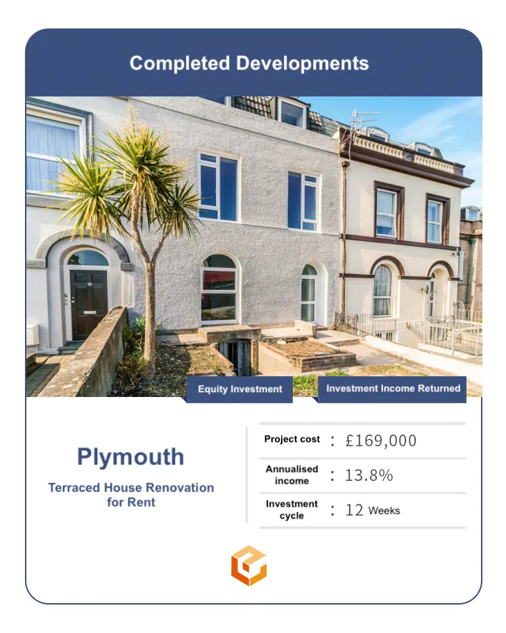 Plymouth Terraced House Renovation for Rent