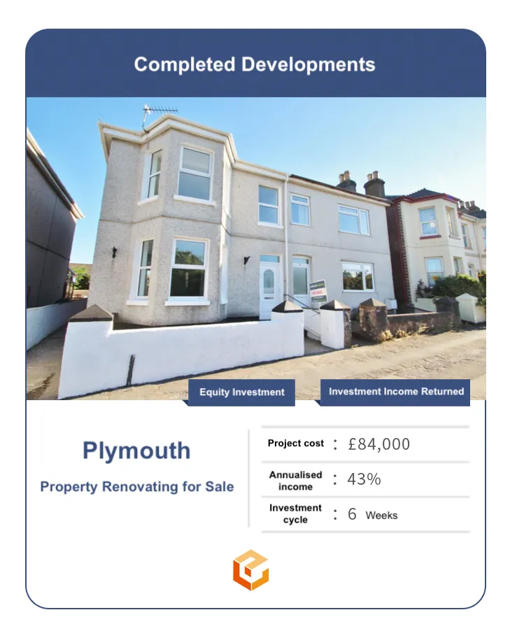 Plymouth Property Renovating for Sale
